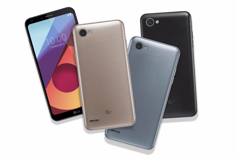 Các tùy chọn màu sắc của dòng sản phẩm LG Q6 Plus 